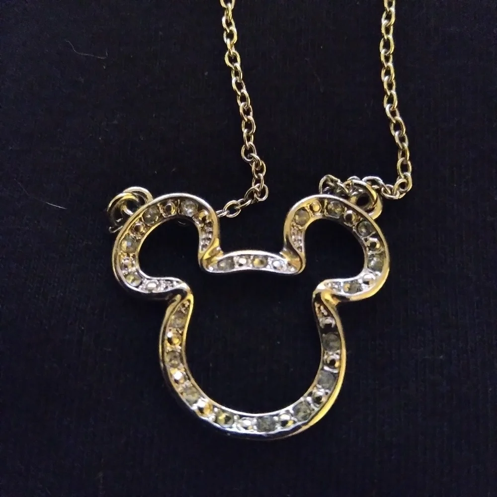 Kids silver tone Disney necklace lot